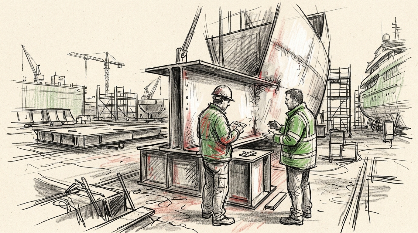 Illustration zu: Kiellegung in Ancona: Baustart für Luxusyacht „Four Seasons II“