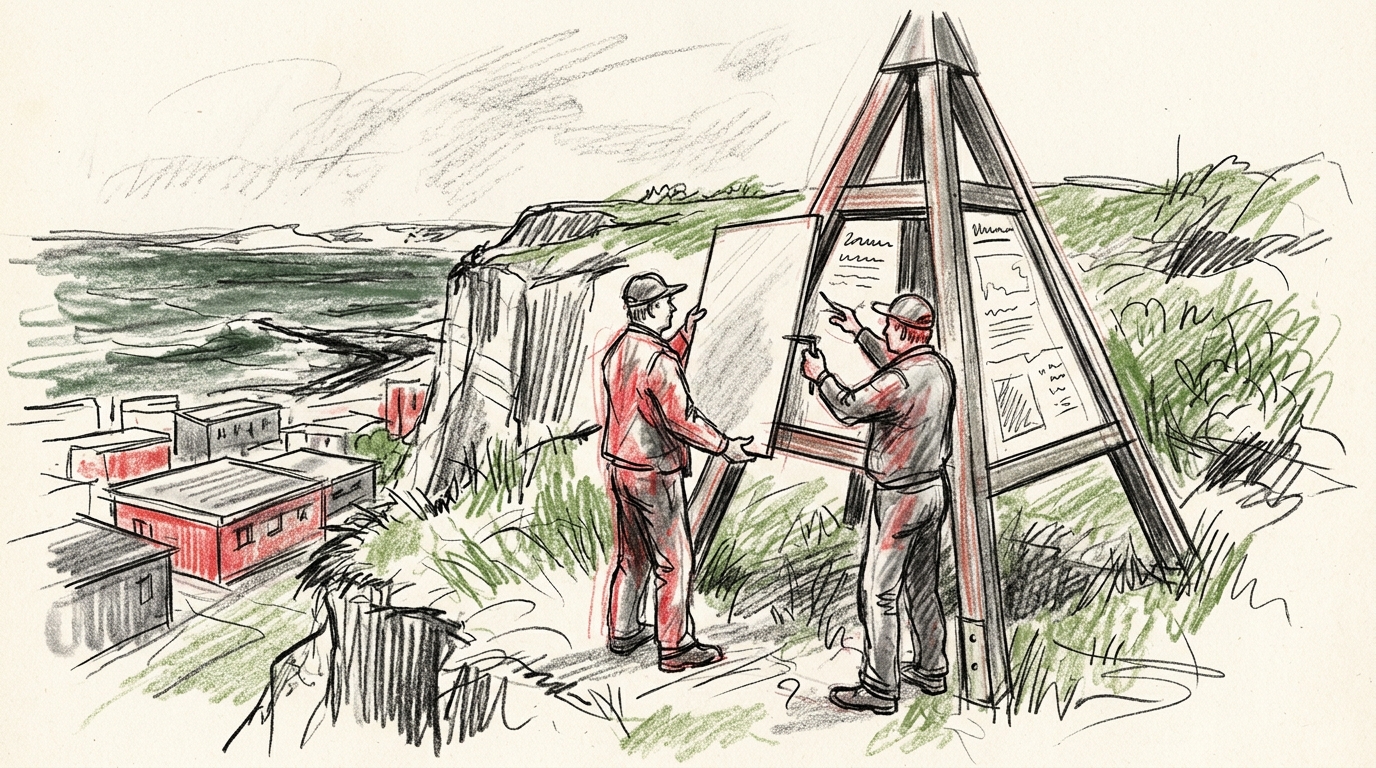 Illustration zu: Helgoland erneuert Schilder und Schaukästen auf den Themenwegen