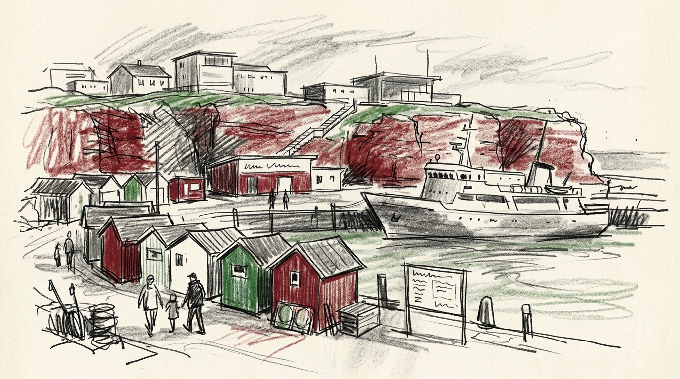 Illustration zu: Nach Schiffsbeschlagnahme auf Spitzbergen: Norwegen fliegt 69 Russen in die Heimat