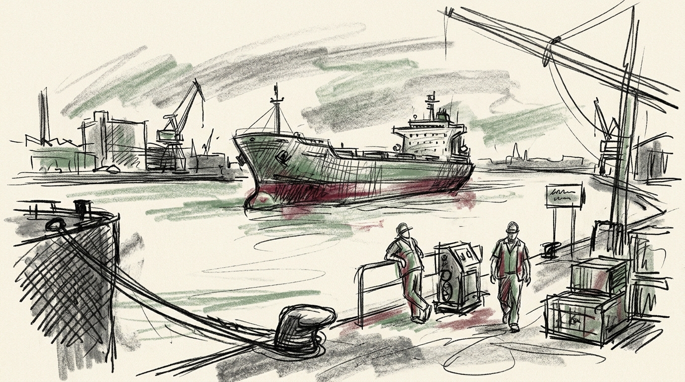 Illustration zu: Schüttgutschifffahrt: Langsamere Fahrten und Umwege verknappen Frachtraum