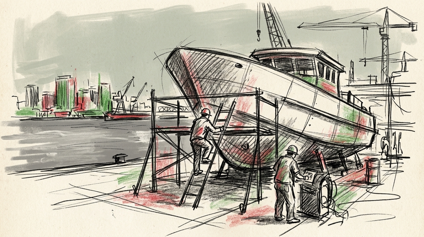 Illustration zu: Birdon startet Bau unbemannter Schiffe für die US-Marine