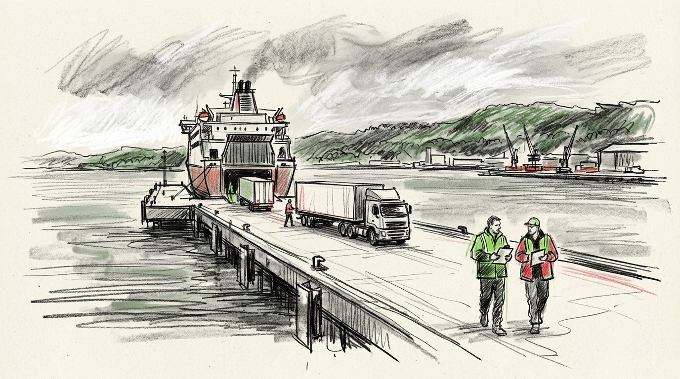 Illustration zu: Arbeitskampf schränkt Schiffsverkehr in Tasmanien ein