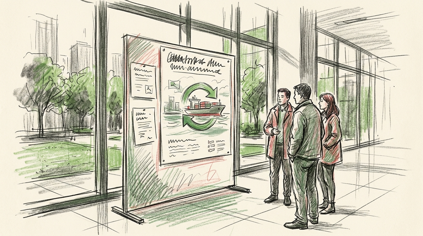 Illustration zu: Grüne Schifffahrt: Erste internationale Allianz in Peking gegründet