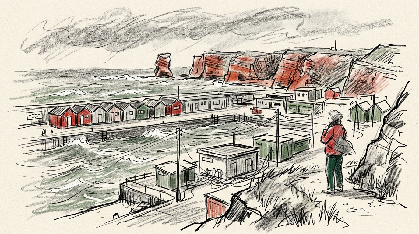 Illustration zu: Wetter stoppt Seekabel-Arbeiten: Helgoland behält vorerst Netzverbindung