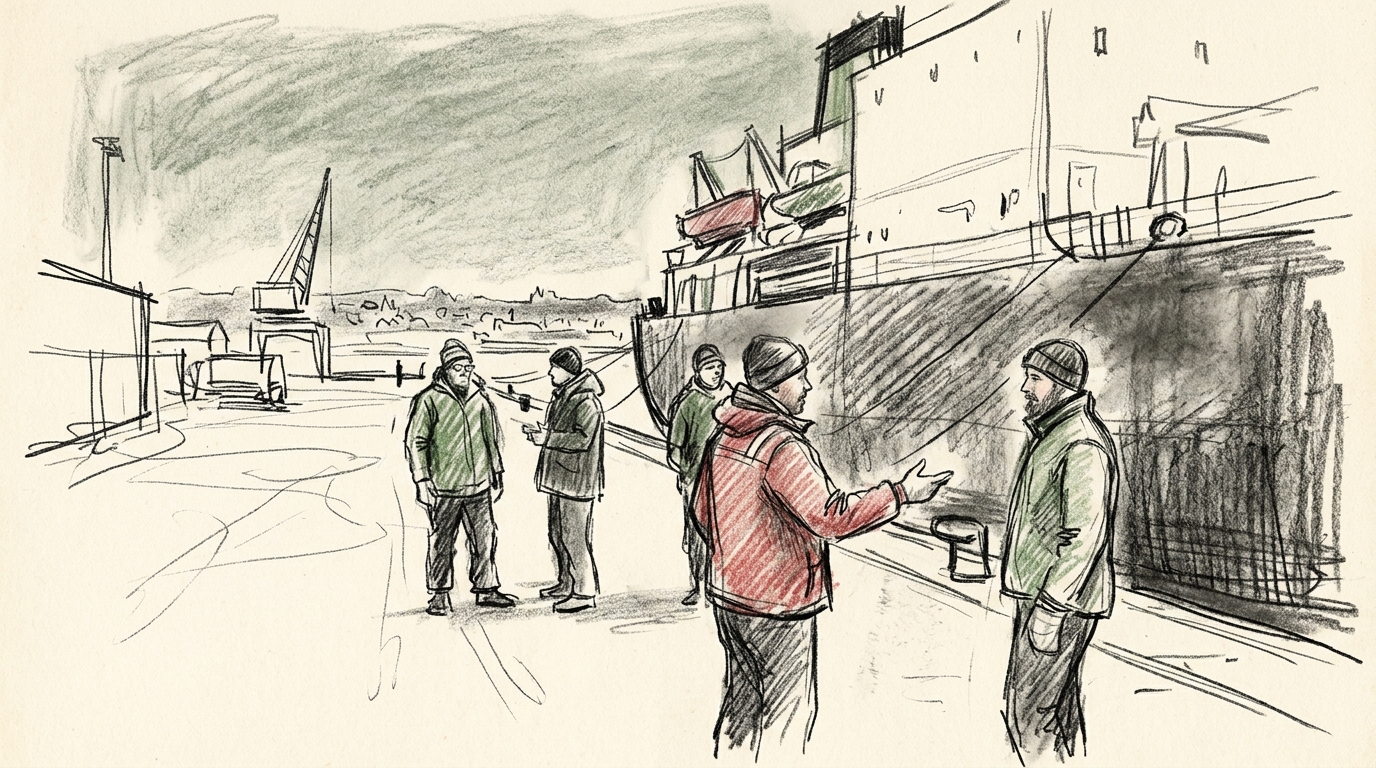 Illustration zu: US-Eisbrecher »Healy« fällt nach Maschinenschaden für Arktis-Mission aus
