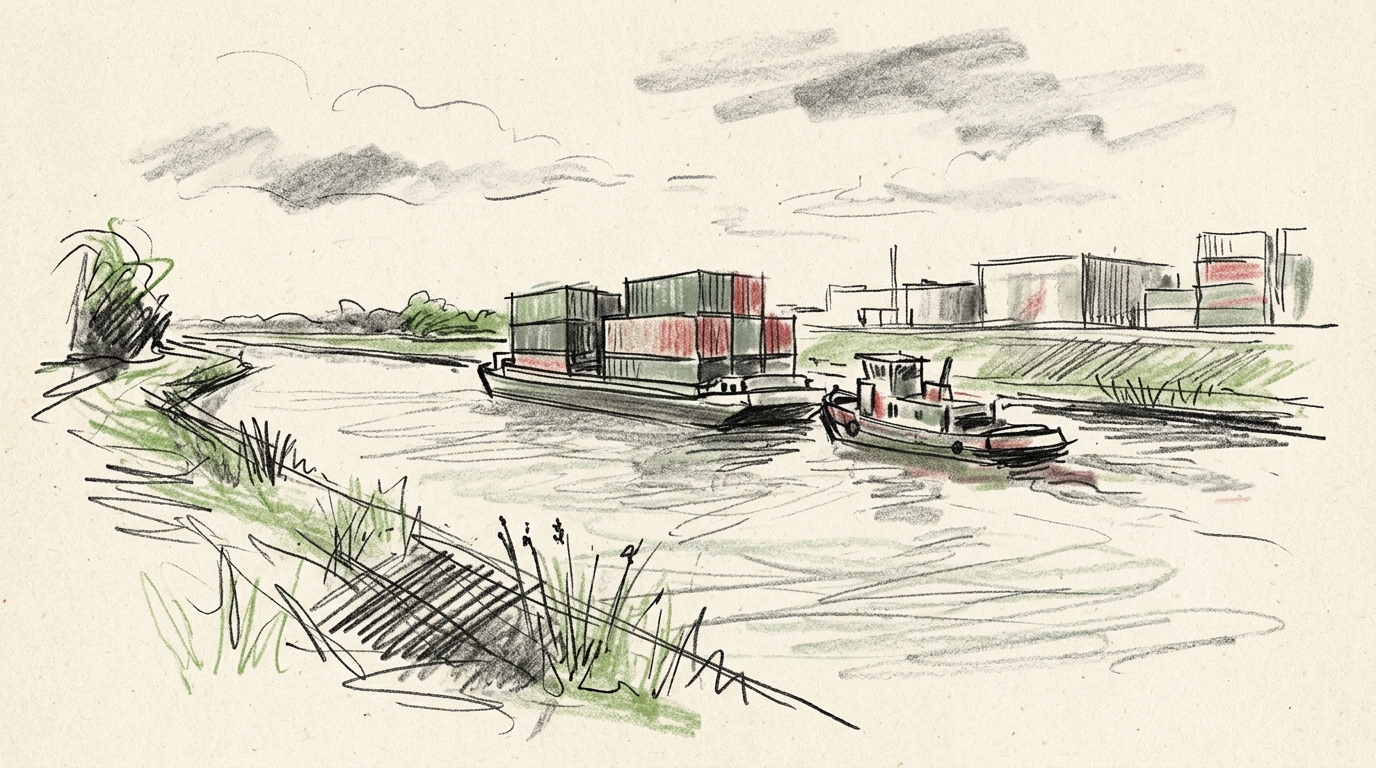 Illustration zu: Engpässe in der Containerschifffahrt erreichen Niveau wie zur Corona-Pandemie