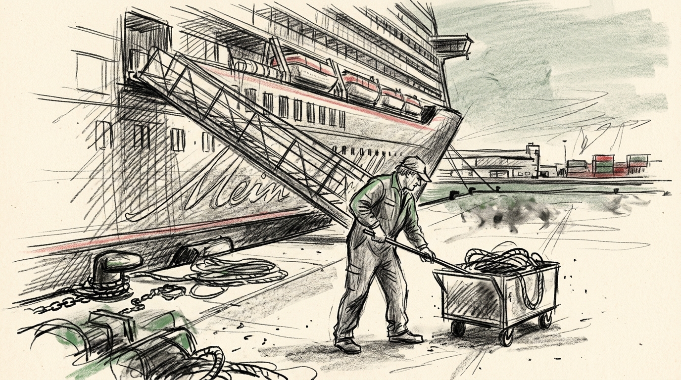 Illustration zu: Erster Einlauf in Katalonien: „Mein Schiff Flow“ macht in Tarragona fest