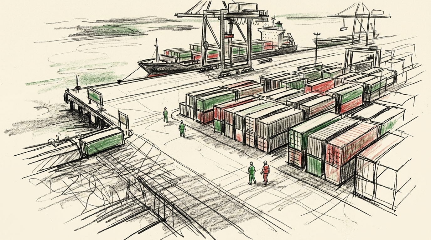 Illustration zu: Malaysia beschlagnahmt erneut Frachtcontainer mit Ziel Israel