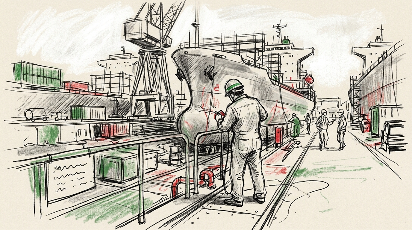 Illustration zu: Japan investiert weitere Millionen in die Modernisierung seiner Werften