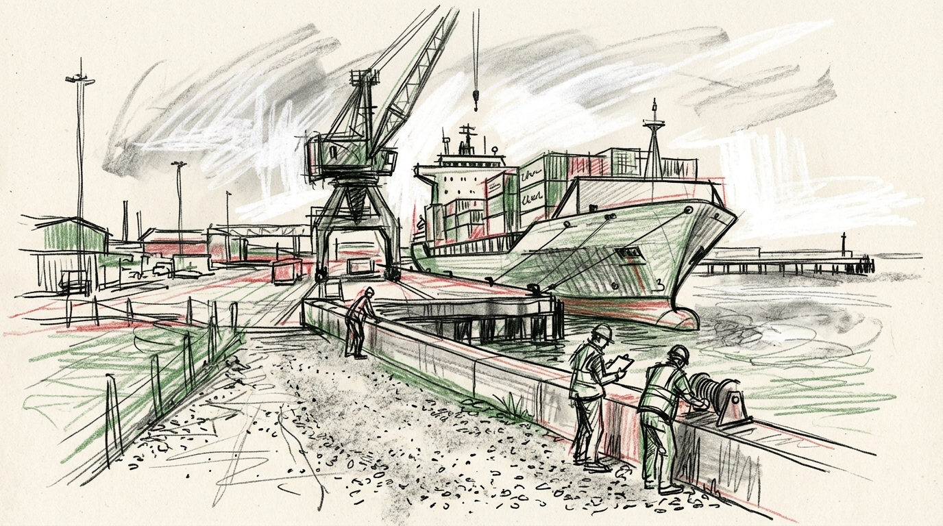Illustration zu: Arktis-Route: Containerschiff erreicht England nach Fahrt aus China