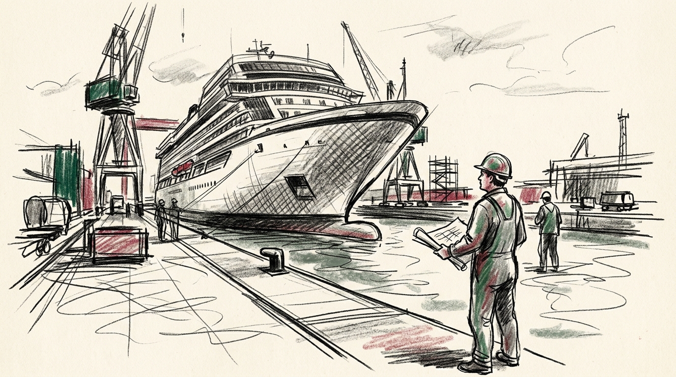 Illustration zu: Neues Kreuzfahrtschiff setzt auf flüssigen Wasserstoff