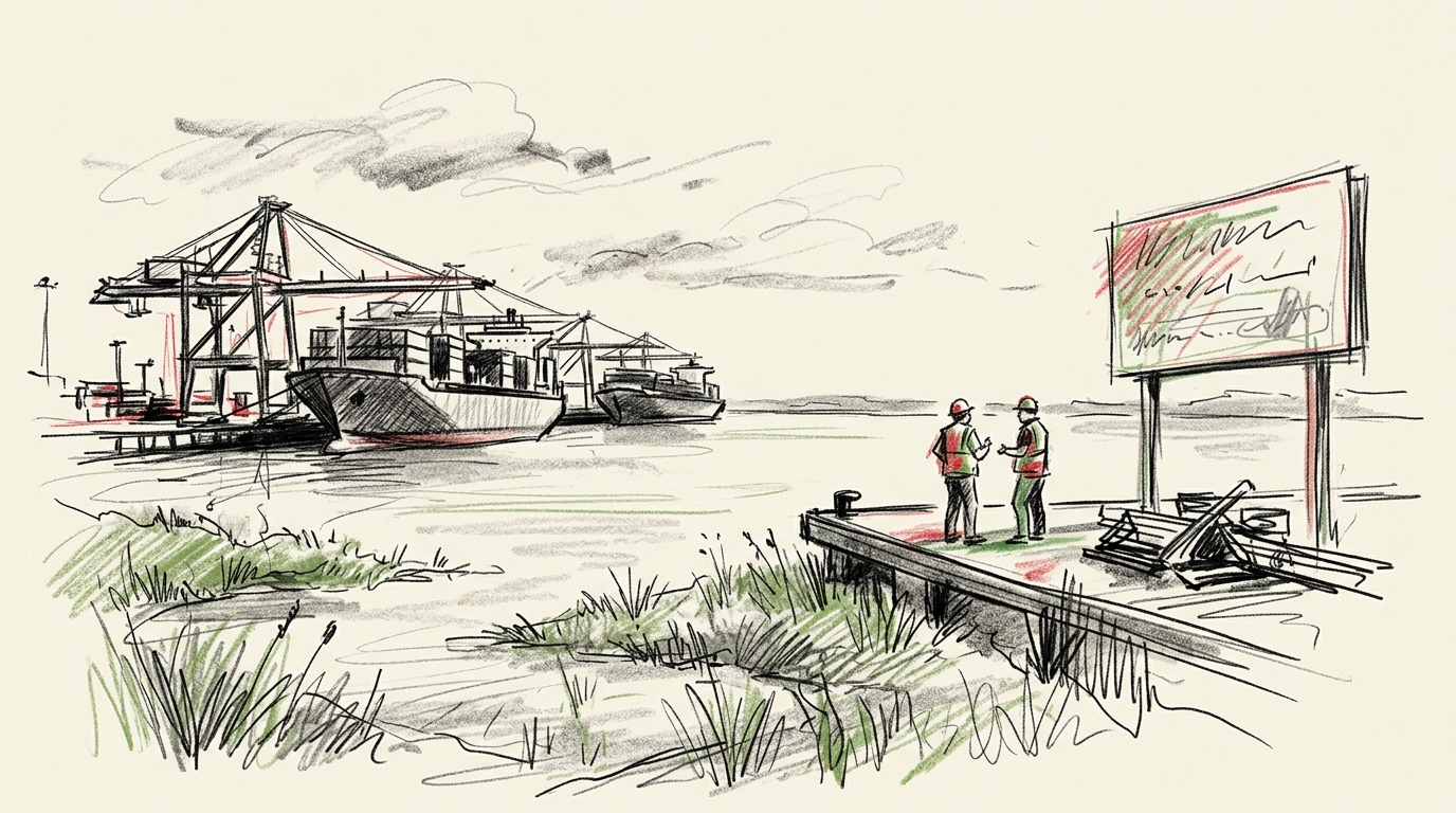 Illustration zu: Hafen von Oakland erweitert Wendebecken für 642 Millionen Dollar