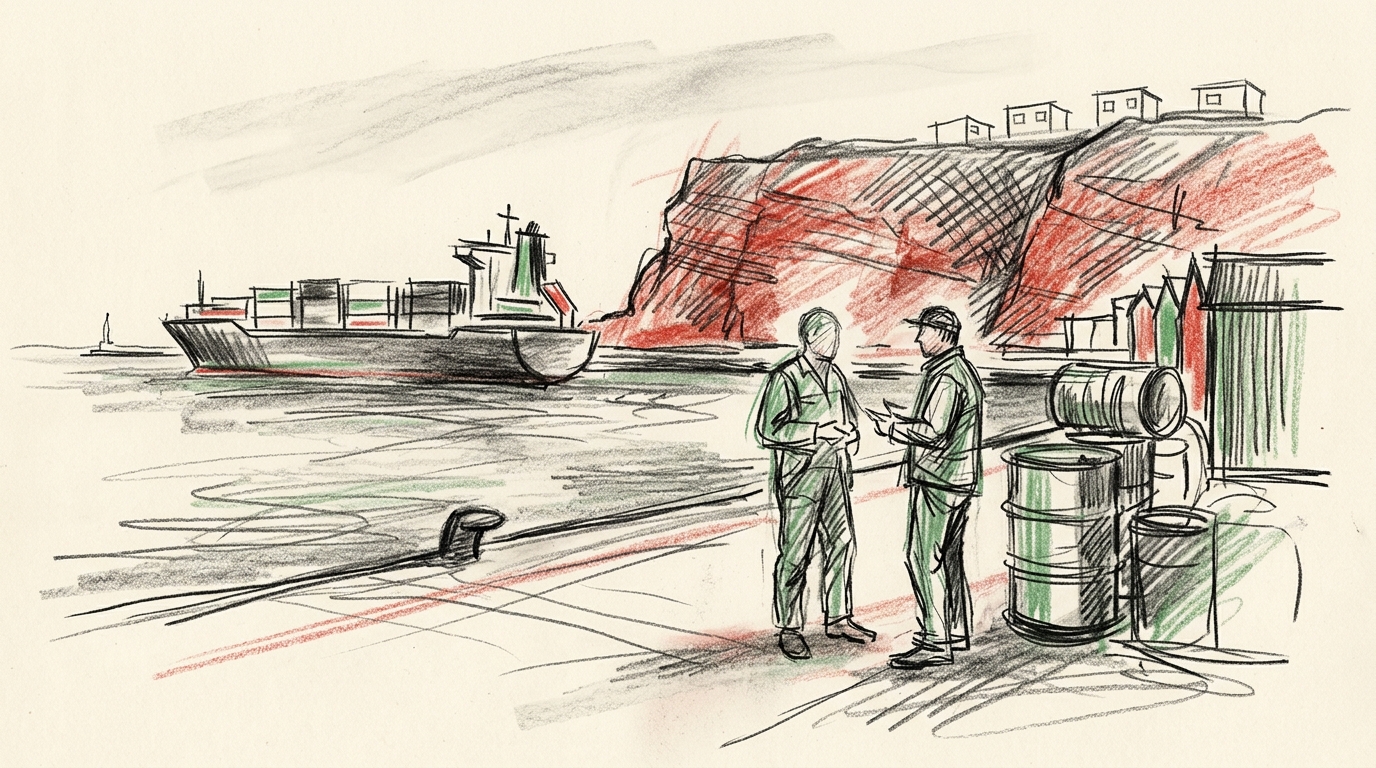 Illustration zu: Geldstrafe nach illegaler Ölentsorgung auf Containerschiff
