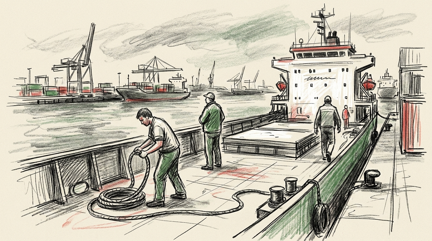 Illustration zu: Entführtes Frachtschiff »MV Sward« und 17 Crew-Mitglieder vor Somalia freigelassen